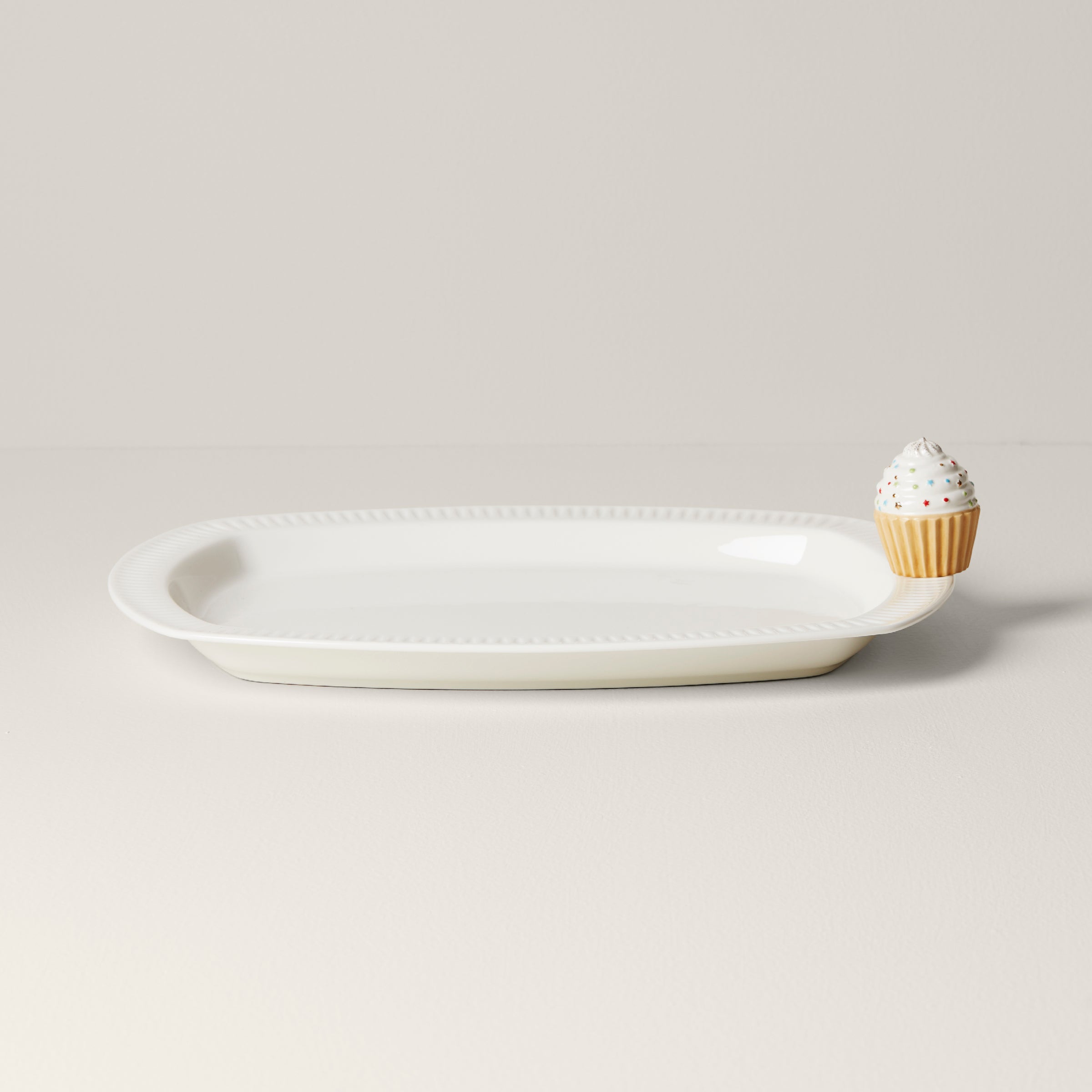 Profile Serving Tray with Cupcake Popper Set