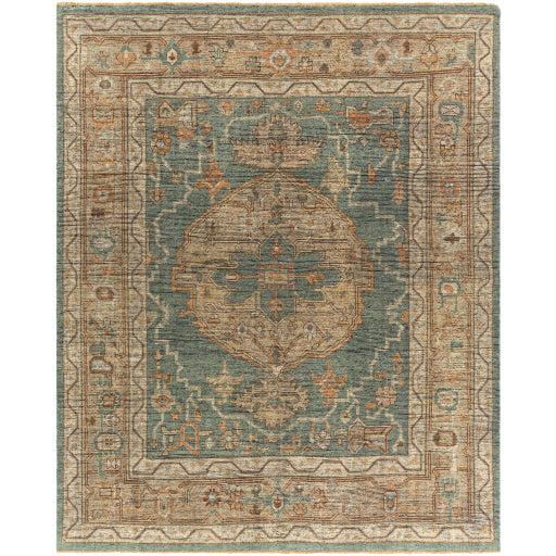 Reign NZ Modern Wool Dark Green Rug