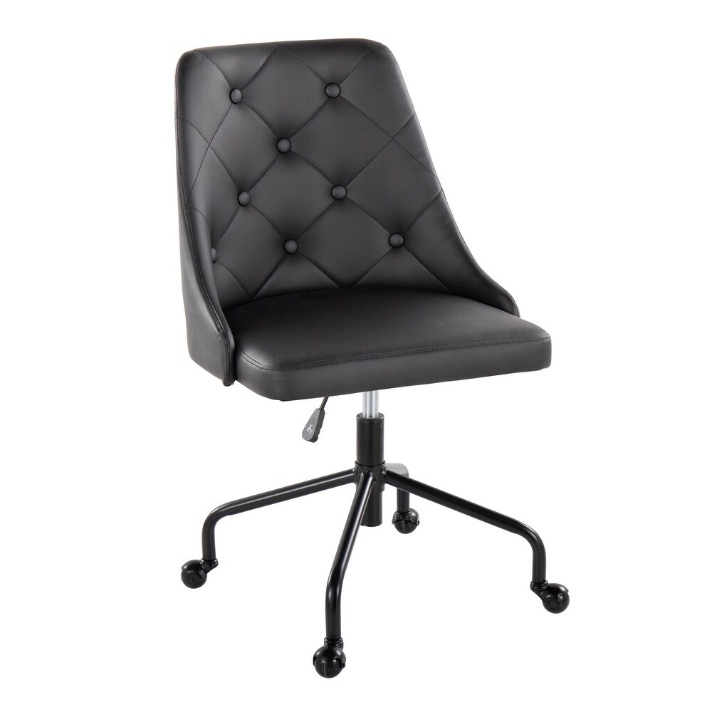 Silver Orchid Ockelbo Adjustable Office Chair with 4 Star Caster Base