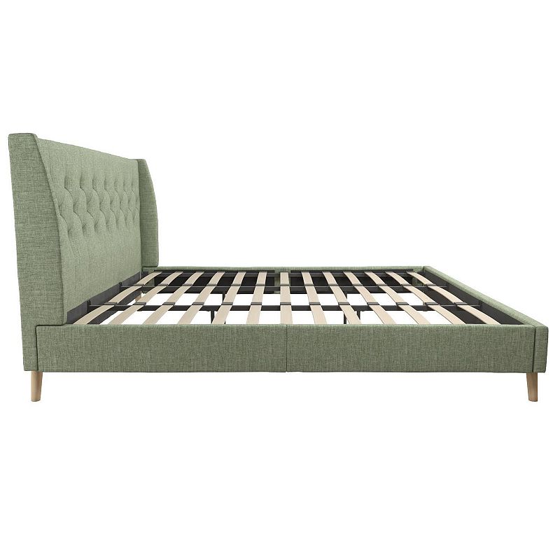 Novogratz Her Majesty Upholstered Platform Bed