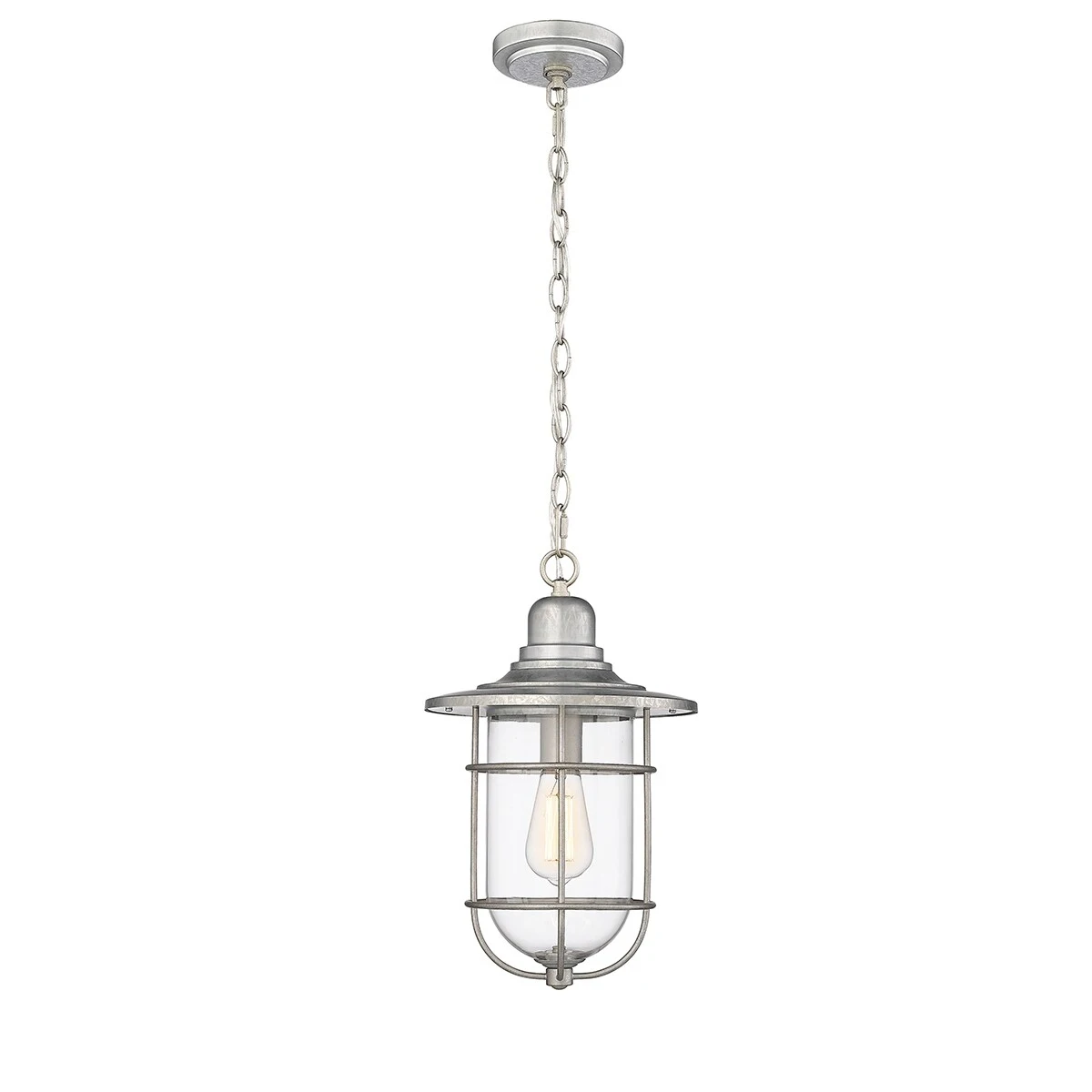 Millennium Lighting Bolling 1 Light Outdoor Pendant Fixture with Clear Glass Shades