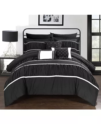 Chic Home Cheryl 10-Pc Queen Comforter Set