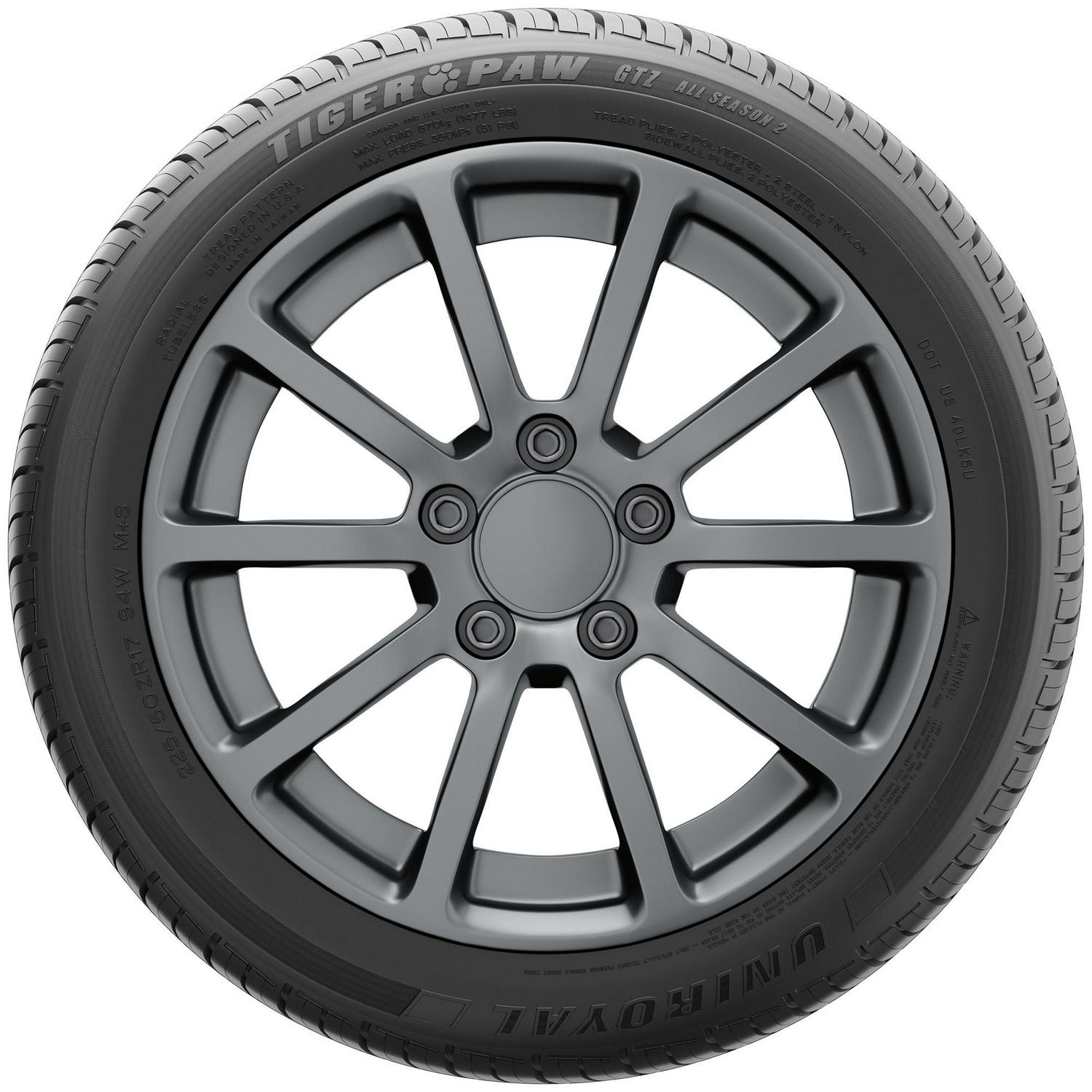 Uniroyal Tiger Paw GTZ All-Season 2 235/45ZR18 94W Tire