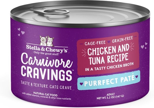 Stella and Chewy's Purrfect Pate Chicken and Tuna Flavored Pate Wet Cat Food