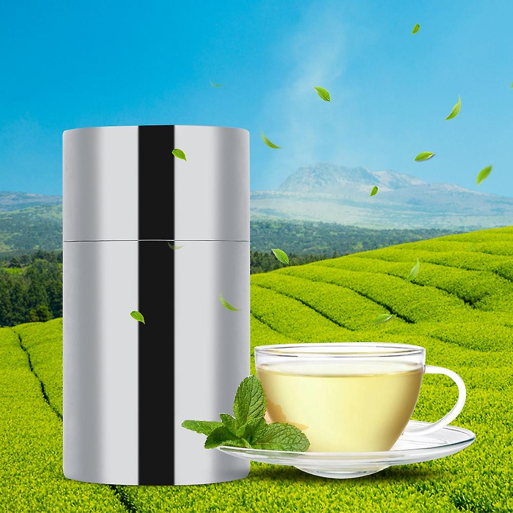 Portable 304 Stainless steel Tea Leaves Seasoning Storing Box Can Kitchen