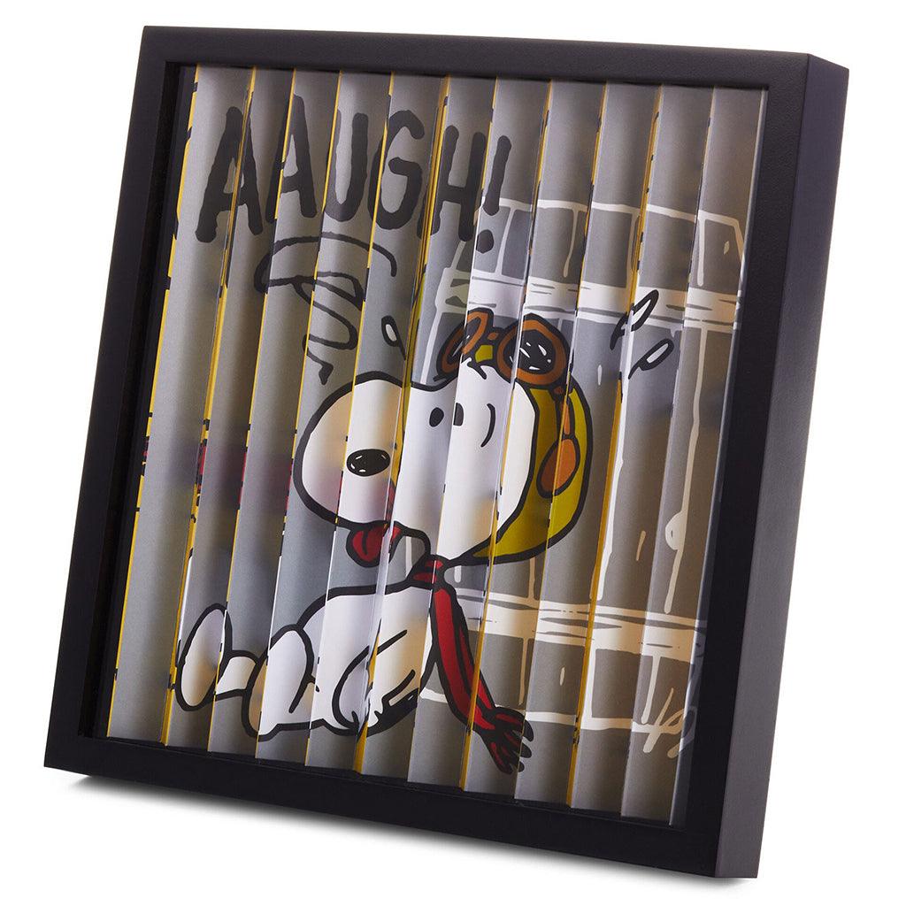 Hallmark  Peanuts® Flying Ace Snoopy Dual-Image Framed Artwork, 10x10