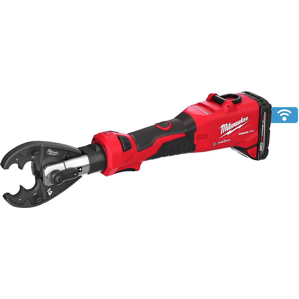 Milwaukee M18 FORCE LOGIC 6T Linear Utility Crimper Kit with O-D3 Jaw 2978-22O from Milwaukee