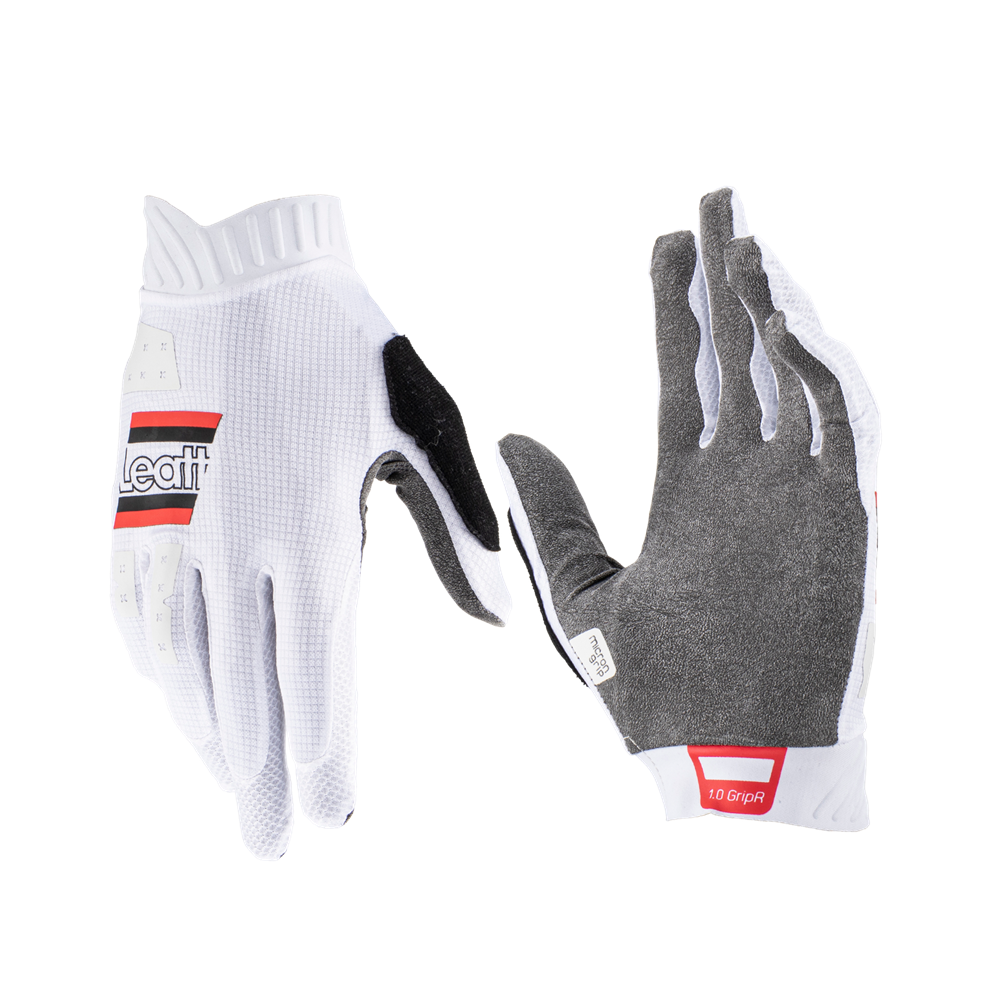 Leatt MTB 1.0 GripR Glove - White - 2023