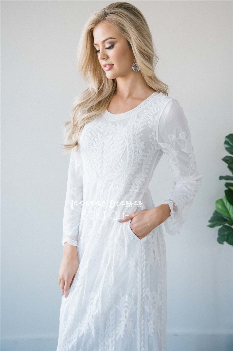 Day Dreamer Lace Full Length Dress