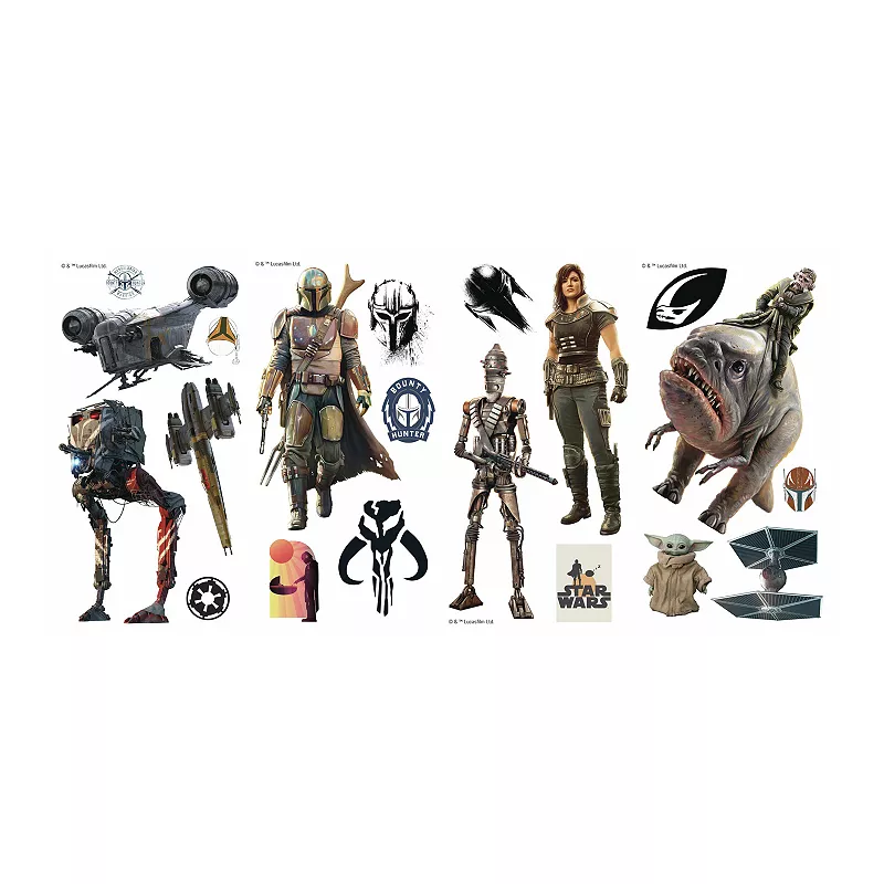 Star Wars The Mandalorian Misc. Peel and Stick Wall Decals by RoomMates