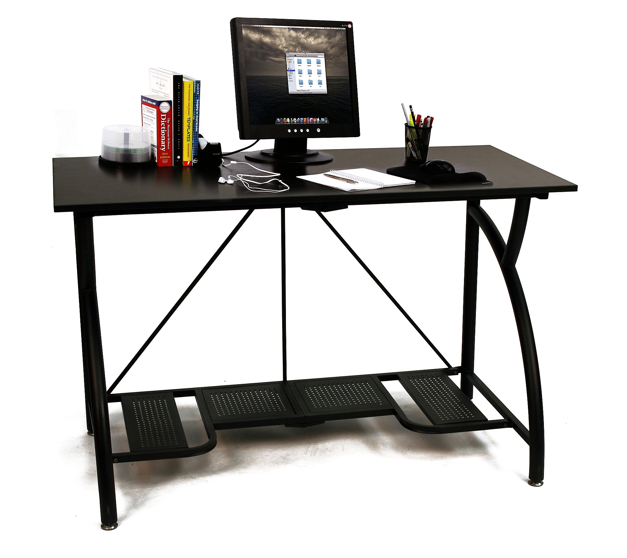 Origami Computer Desk Black