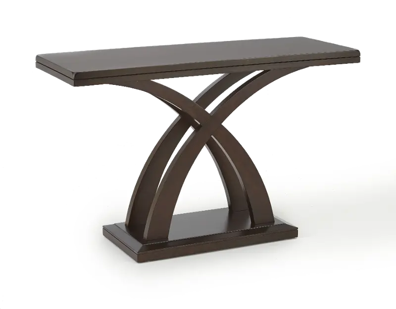 Jocelyn Espresso Brown Sofa Table