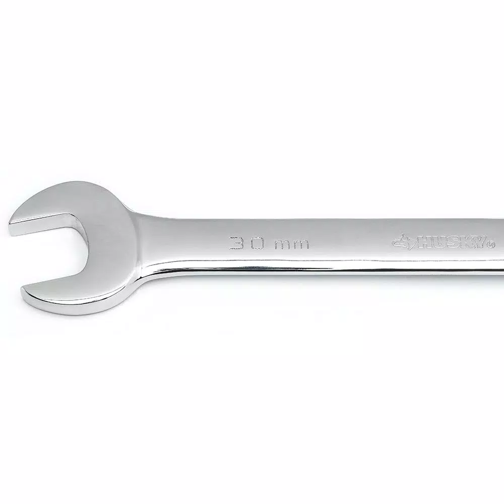 Husky 30 mm 12-Point Ratcheting Combination Wrench and#8211; XDC Depot