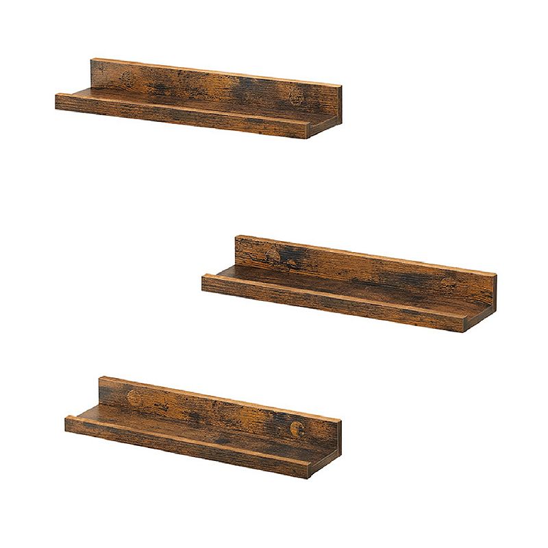 Floating Shelves， Set of 3 Wall Shelves， for Photo Frames and Trinkets