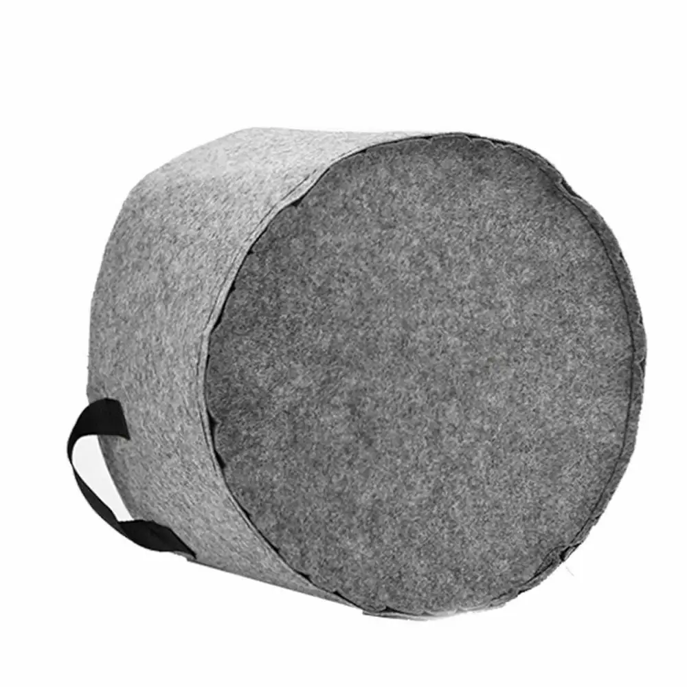 7 gallon Factory directly supply grey color non woven felt growing bag fabric pot