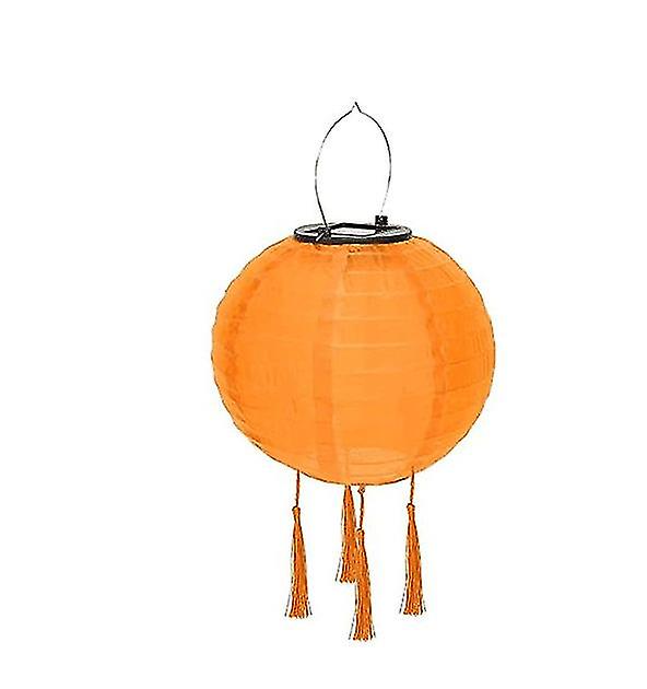 Outdoor Solar Led Lantern Garden Lamp For Wedding Church And Party Decoration Orange