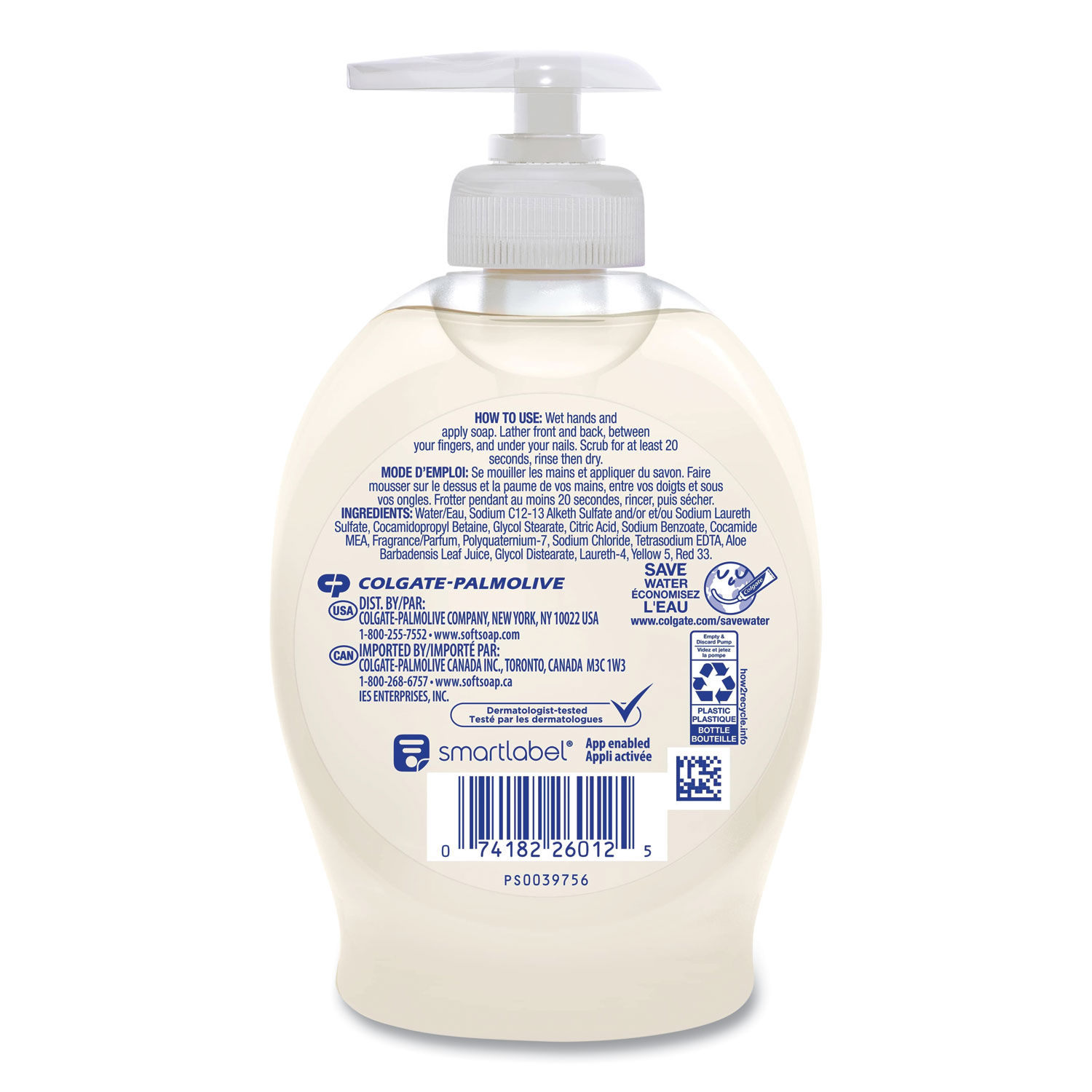 Liquid Hand Soap Pump with Aloe by Softsoapandreg; CPC45634EA