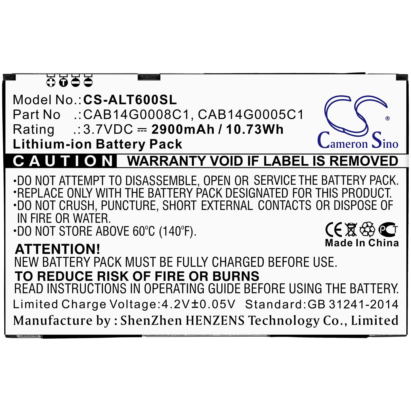 Alcatel One Touch T60 OTT60 Replacement Battery BatteryClerkcom Tablet