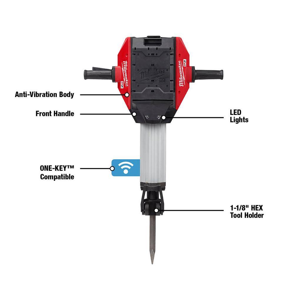 MW MX FUEL Lithium-Ion Cordless 1-18 in. Breaker W (1) Lithium-Ion REDLITHIUM XC406 Battery Pack MXF368-1XC-MXFC406