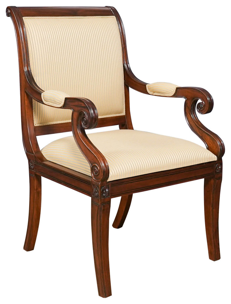 Regency Upholstered Arm Chair   Victorian   Dining Chairs   by Niagara Furniture  Houzz