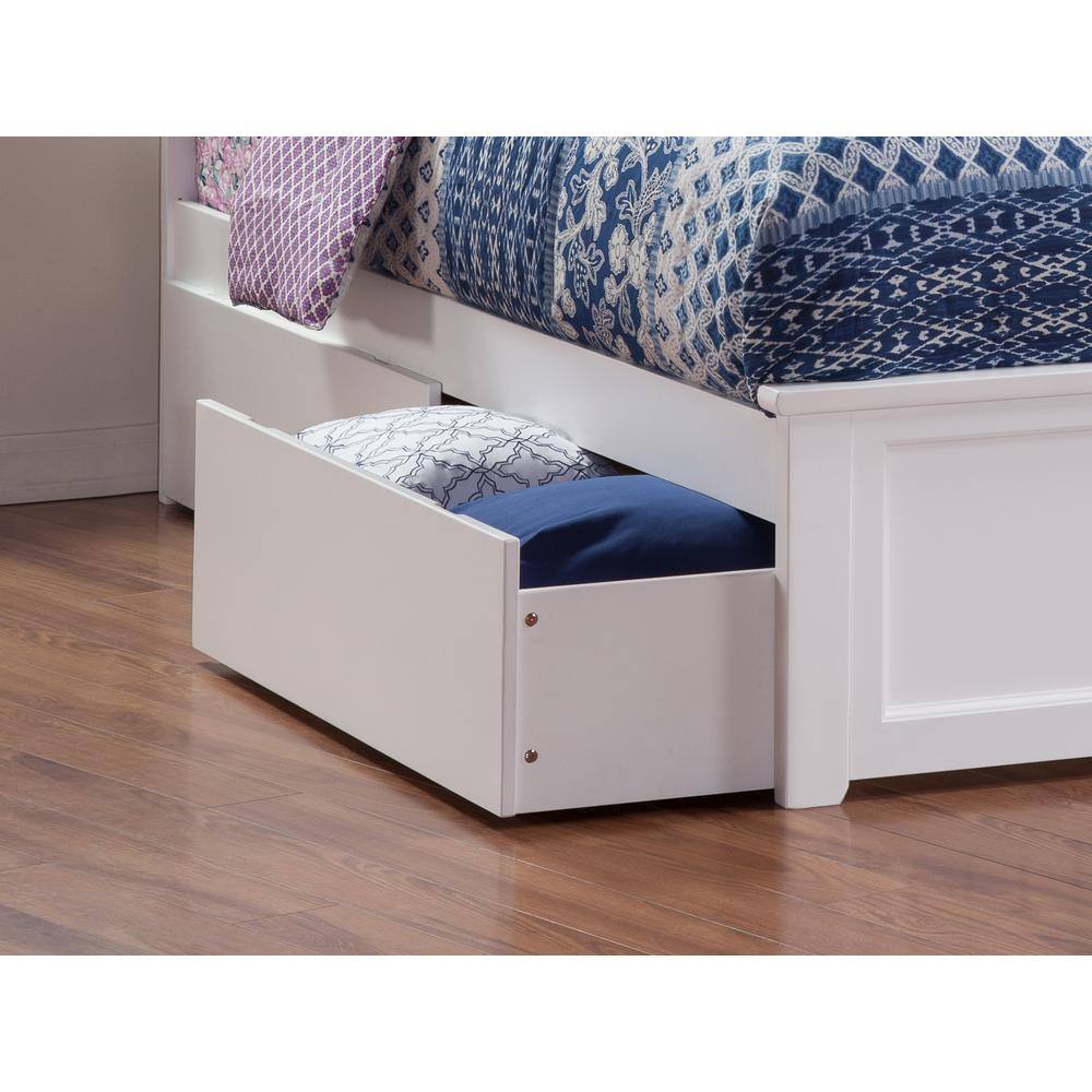 AFI Urban White Bed Drawers Queen-King AE663142