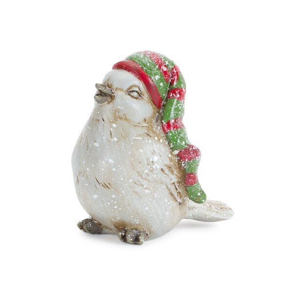 Bird w/Stocking Hat (Set of 12)