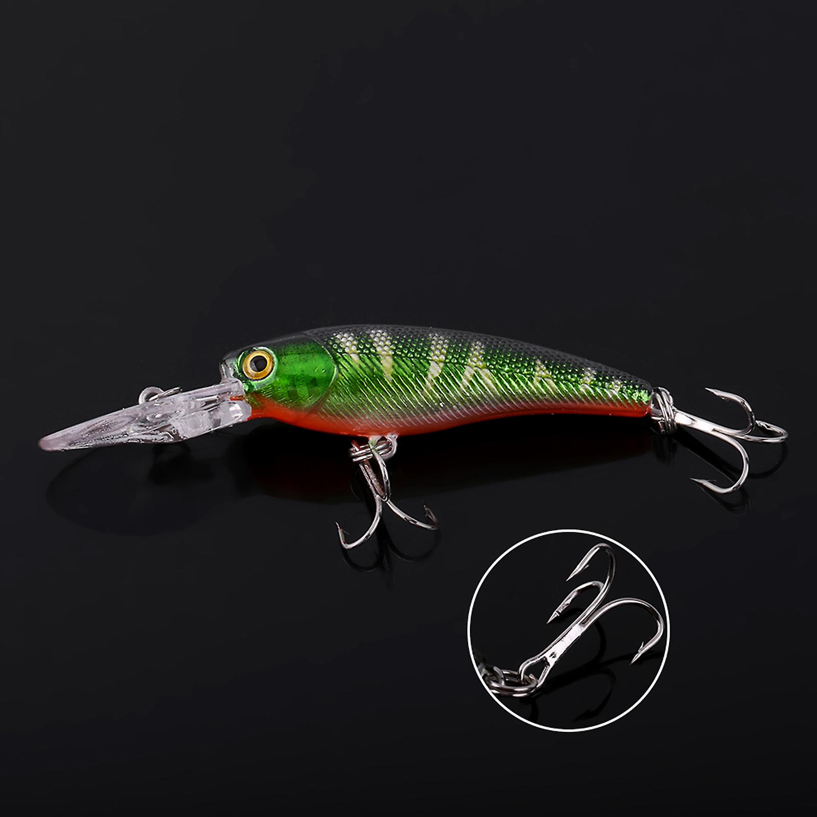 10pcs/bag Fishing Lures Baits Crank Bait Hook Tackle Bait Fishing Hook For Outdoor Fishing