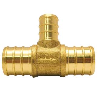 Apollo 34 in. x 34 in. x 12 in. Brass PEX-B Barb Reducing Tee APXT343412