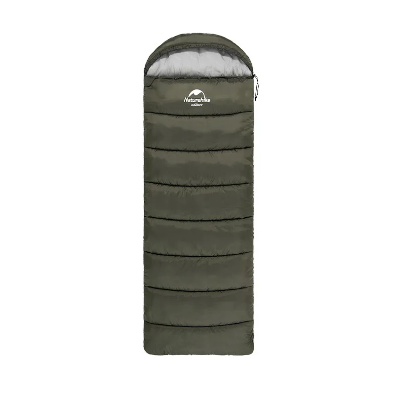 2023 new hot sale outdoor camping hiking new U150 U250 U350 envelope cotton sleeping bag with hood