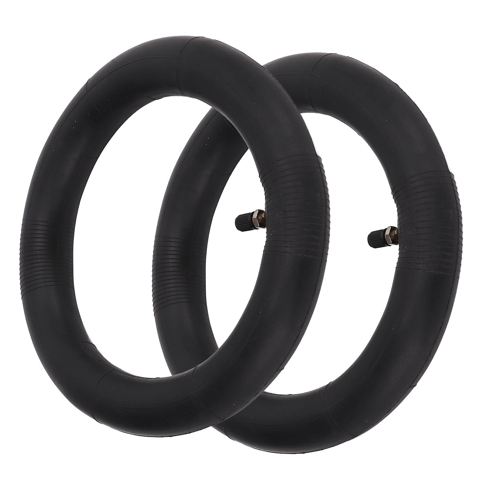 2 Sets 10x2.0 Straight Valve Inner Tube Inflatable Tire Inner Tube With Bike Tire Lever