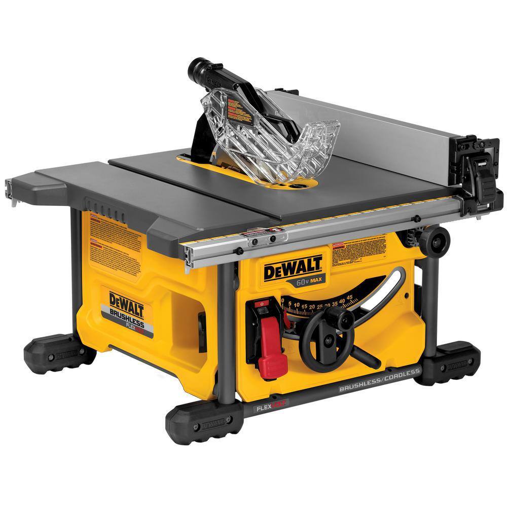 DW FLEXVOLT 60V MAX Cordless Brushless 8-14 in. Table Saw Kit (Tool Only) DCS7485B