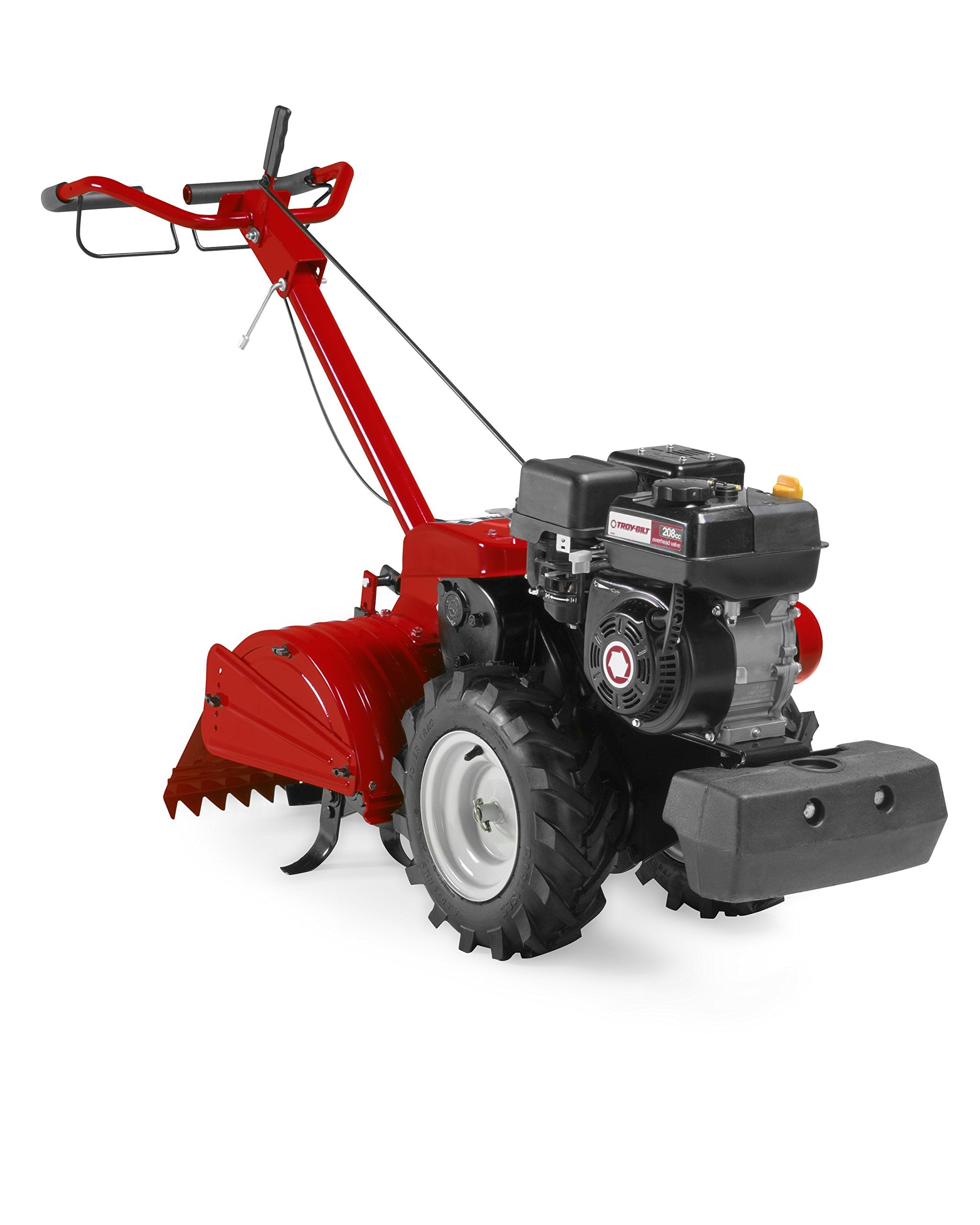 Mustang 18 in. 208 cc Gas OHV Engine Rear-Tine Tiller with Forward-Rotating and Counter-Rotating Tilling Options