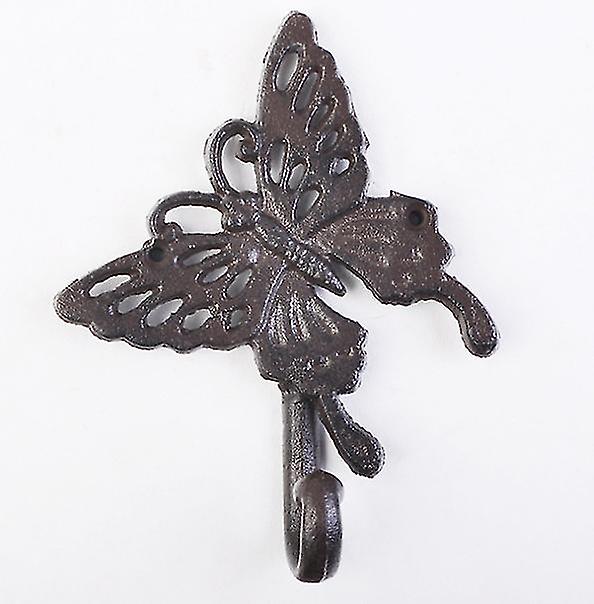 Wall Animal Wrought Iron Cast Iron Strong Load-bearing Hook 4 Pieces