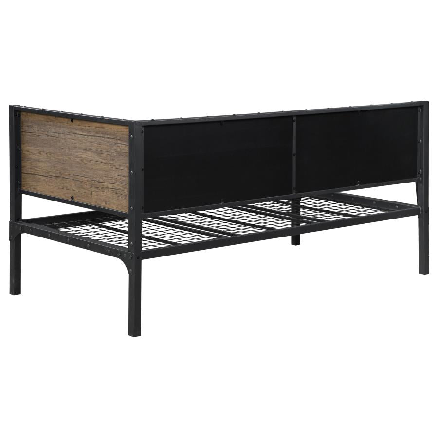 Getler Daybed Weathered Chestnut and Black-300836