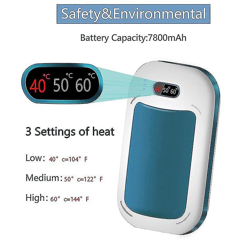 Hot Hands 7800mah Usb Power Bankflashlight Heater For Camping Warmer