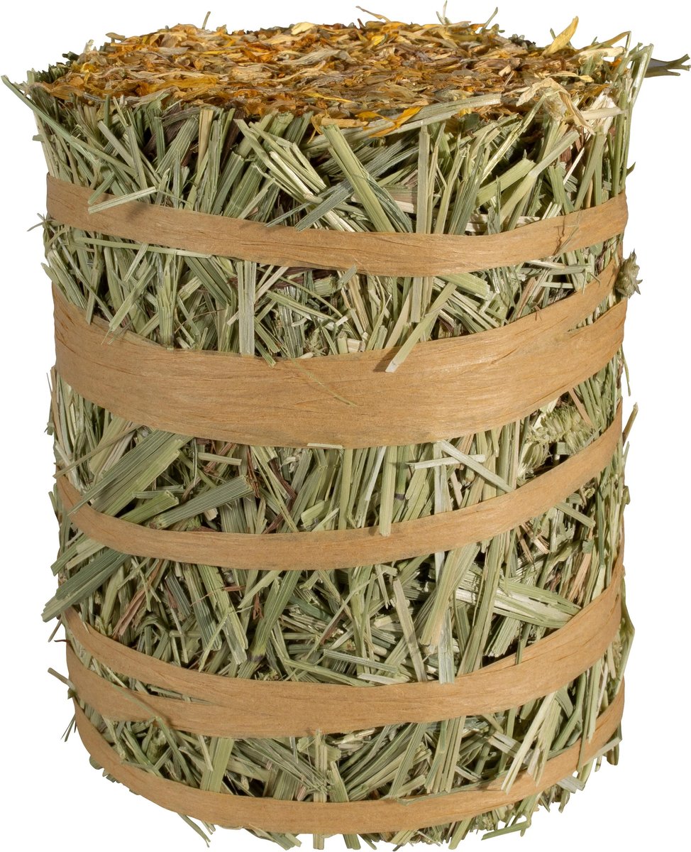 Field+Forest by Kaytee Mini Hay Bales Marigold Small Pet Hay， 3.5-oz bag