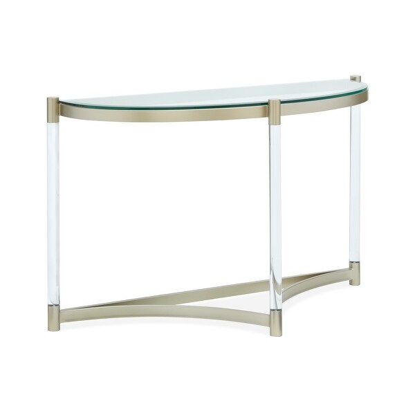 Magnussen Silas Demilune Sofa Table - 48x18x29.5