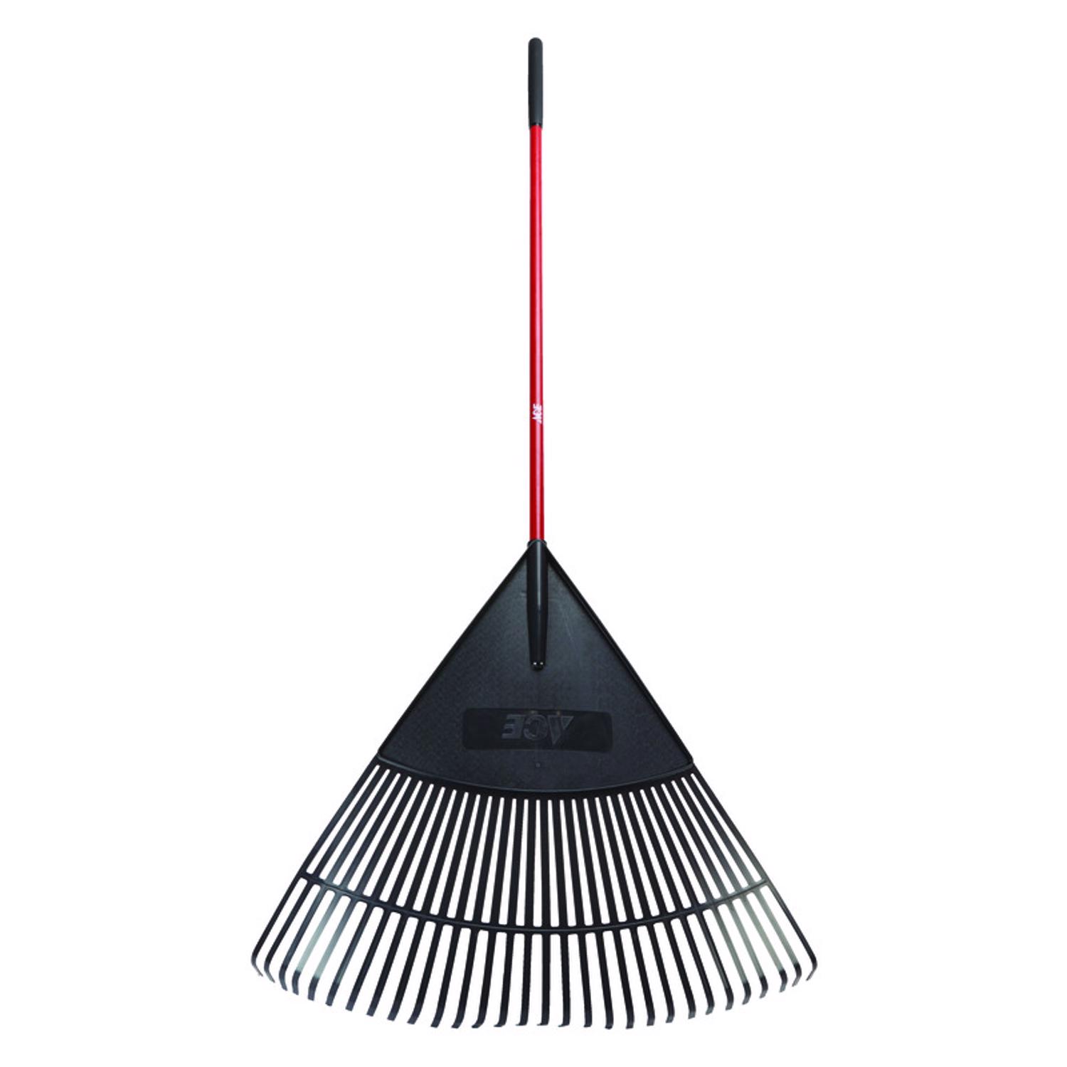 Ace 69.75 in. 30 Tine Poly Rake Fiberglass Handle