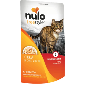 Nulo Grain-Free Chicken in Broth Cat Food Topper， 2.8oz