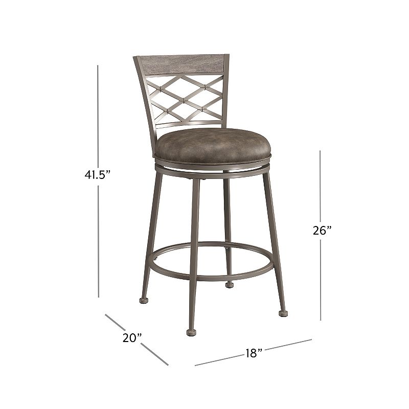 Hillsdale Furniture Hutchinson Swivel Bar Stool