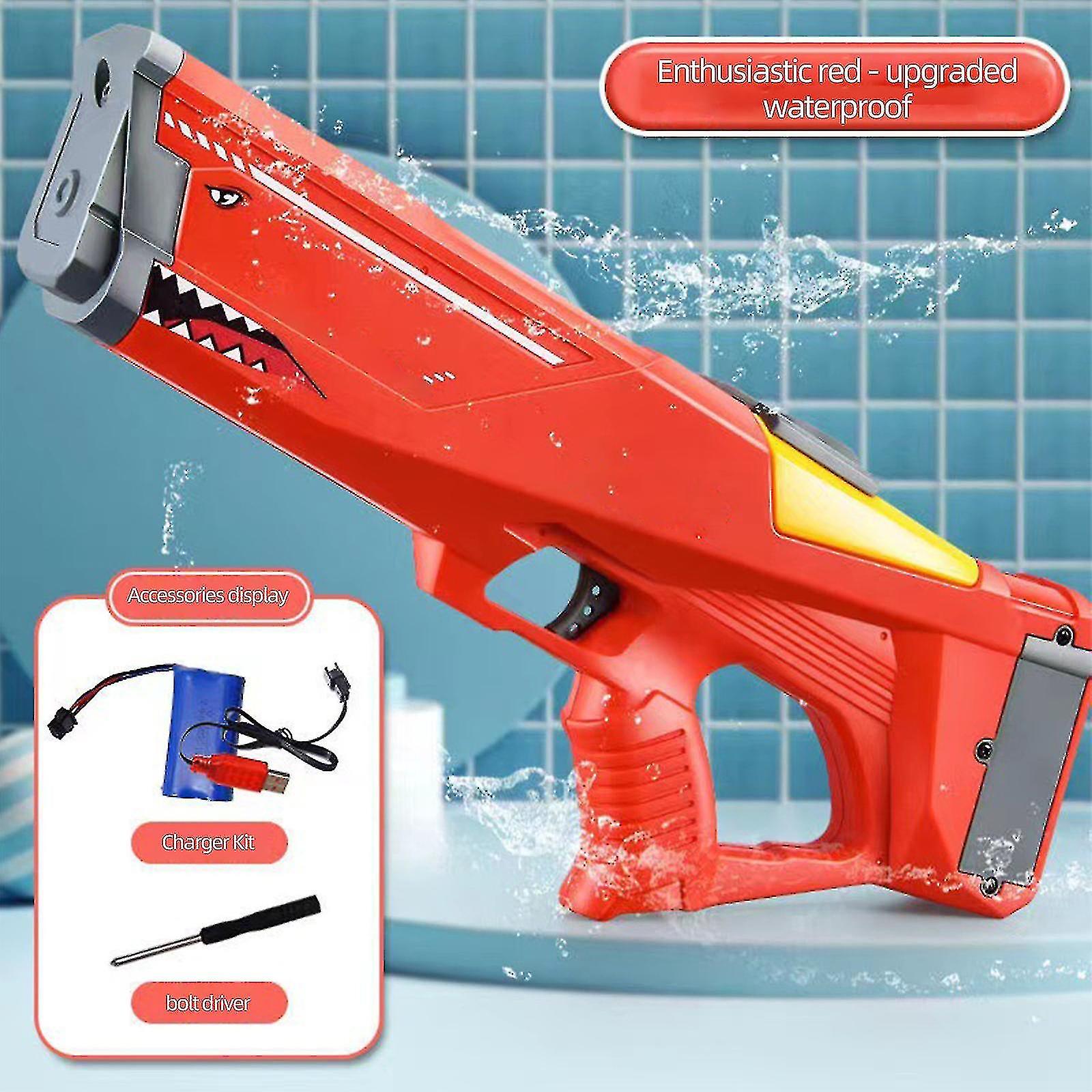 2023 New Electric Water Guns For Adults Kids，powerful Automatic Water Gun，water Blaster Shooting Outdoor Beach Pool Toys