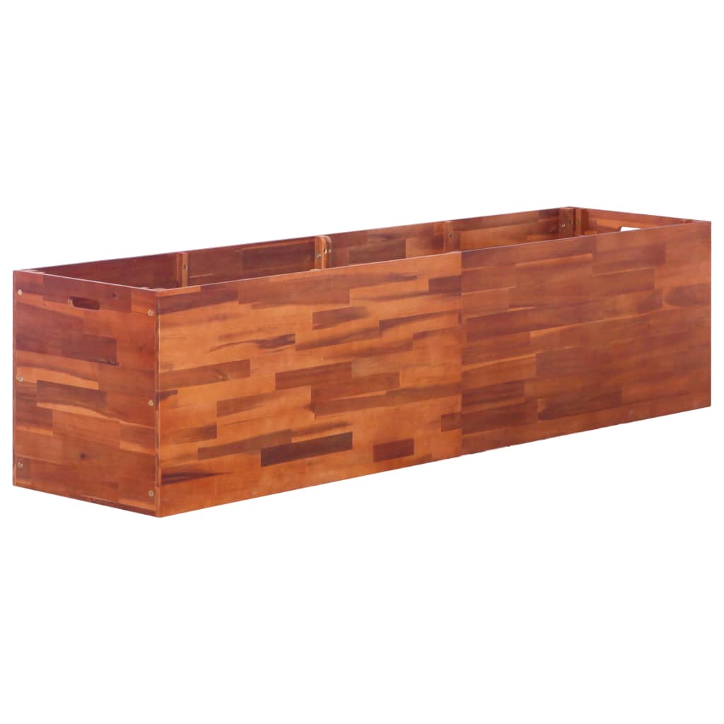 walmeck Garden Raised Bed Acacia Wood 78.7"x19.7"x19.7"