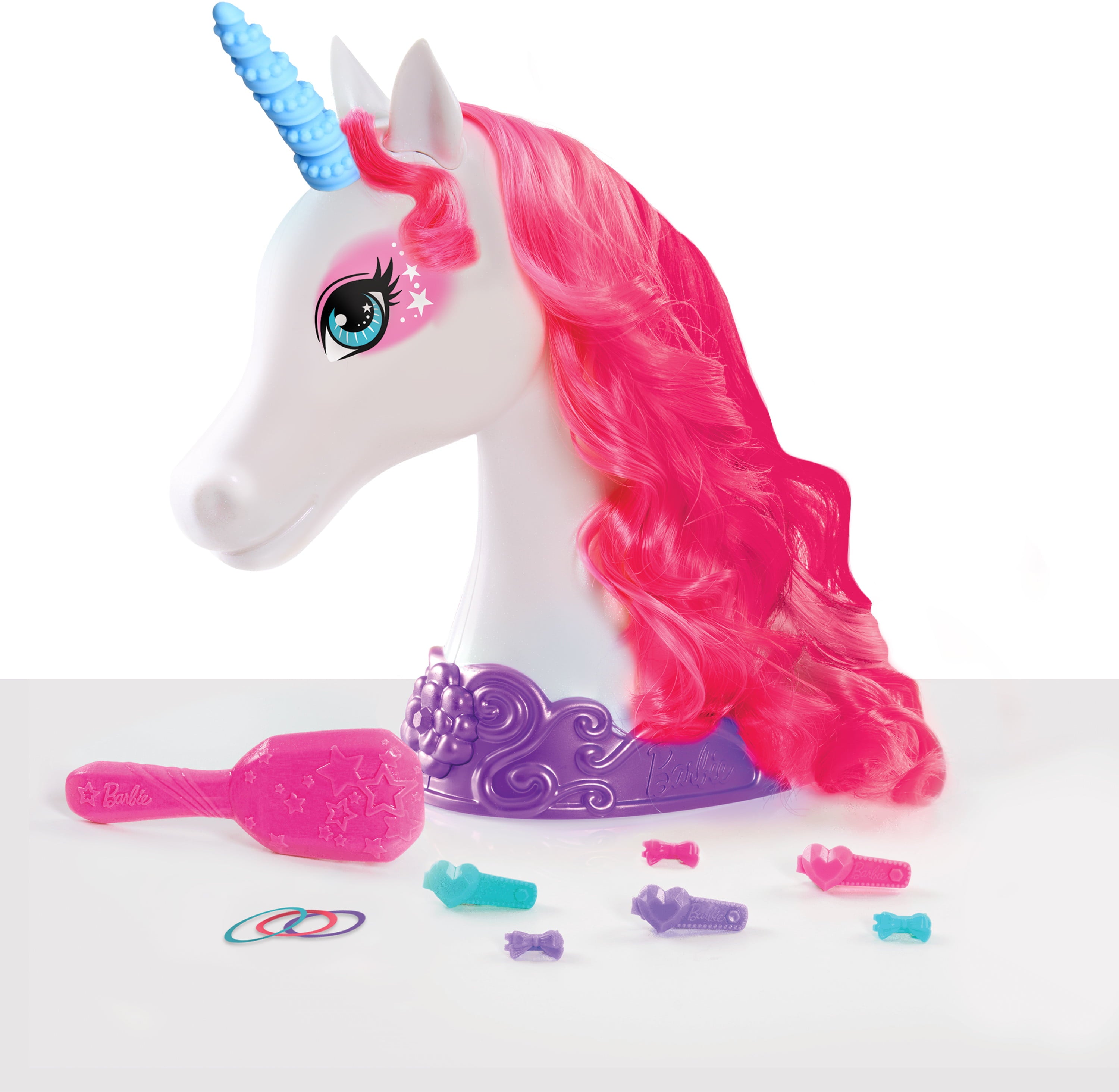 Barbie Dreamtopia 11-Piece Unicorn Styling Head,  Kids Toys for Ages 3 Up, Gifts and Presents