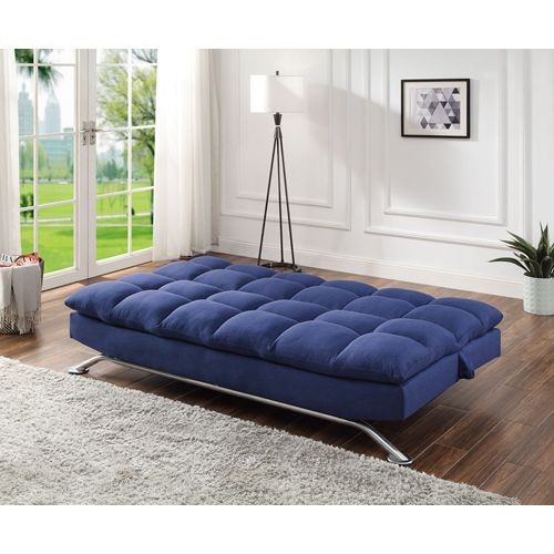 ACME Petokea Adjustable Sofa  Blue Fabric 58255