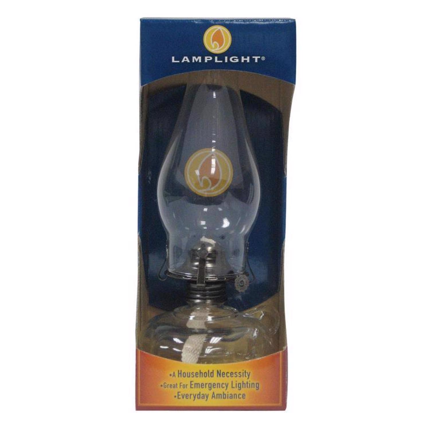 Lamplight Farms Clean Burn Chamber Oil Lamp Clear 12 oz