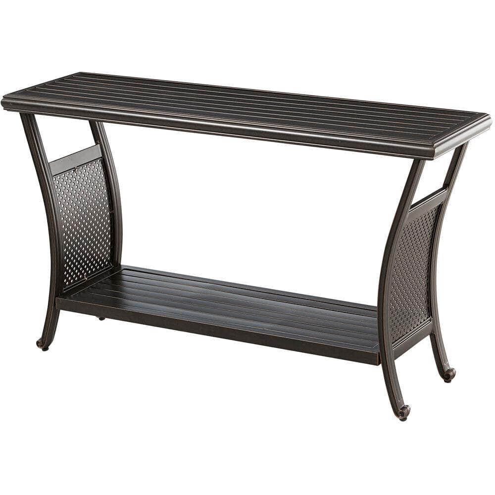 Hanover Traditions Aluminum SlatTop Outdoor Console Table