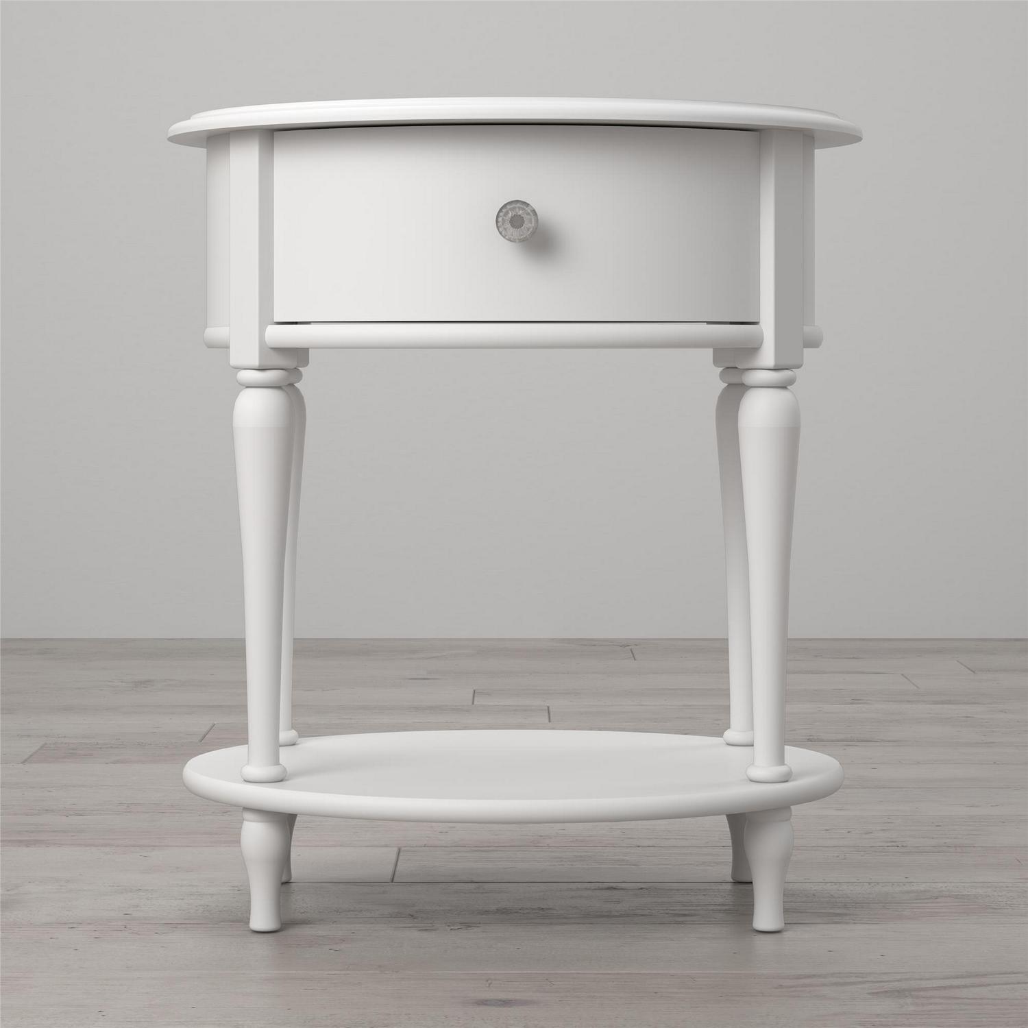 Little Seeds Rowan Valley Laren Oval Nightstand White  Crowdfused