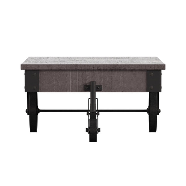 Myra Industrial and Rustic 47-inch Coffee Table by iNSPIRE Q Classic