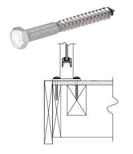 CRL 3/8 x Lag Bolt