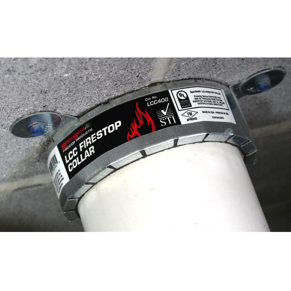 SpecSeal LCC Intumescent Firestop Collars ;